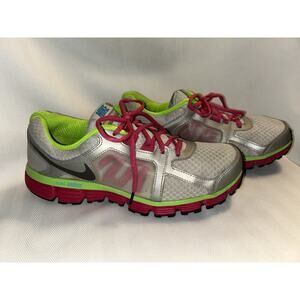 Nike Dual Fusion ST2 Running Cross Training Shoes Gray Pink 454240-020 Womens 11